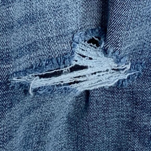 J.Crew Distressed Skinny Stretch Blue Jeans Women’s 26 - Picture 8 of 10